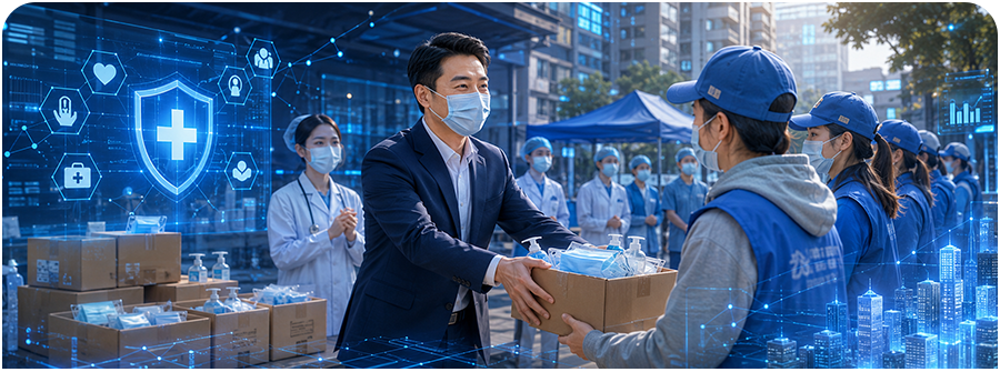 勇担社会责任｜鹏达信息总经理王鹏飞积极投身公益，为疫情防控奉献青春力量